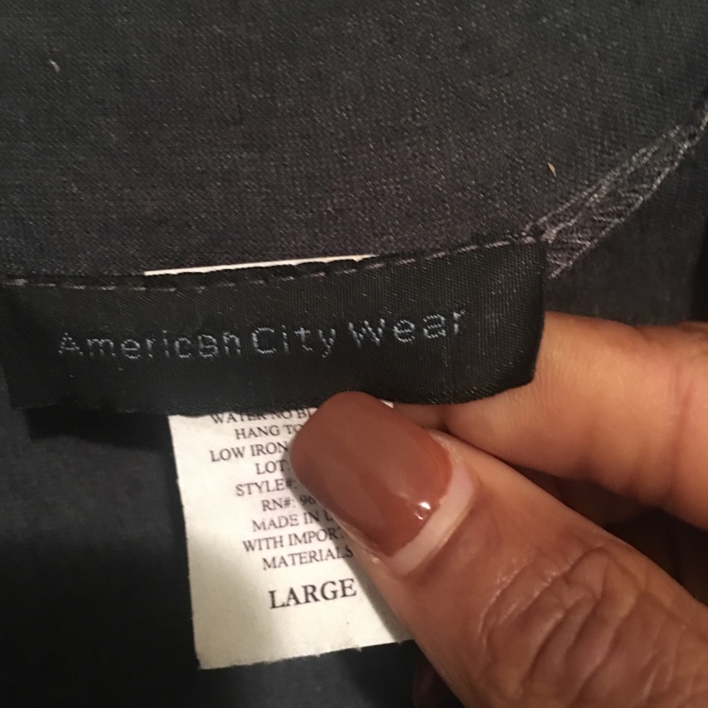 American City Wear grey shrug size large